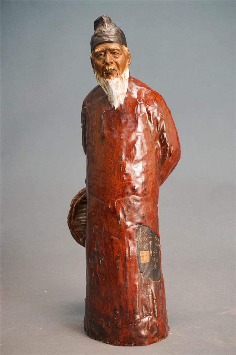 CHINESE GLAZED POTTERY FIGURE OF 3259d9