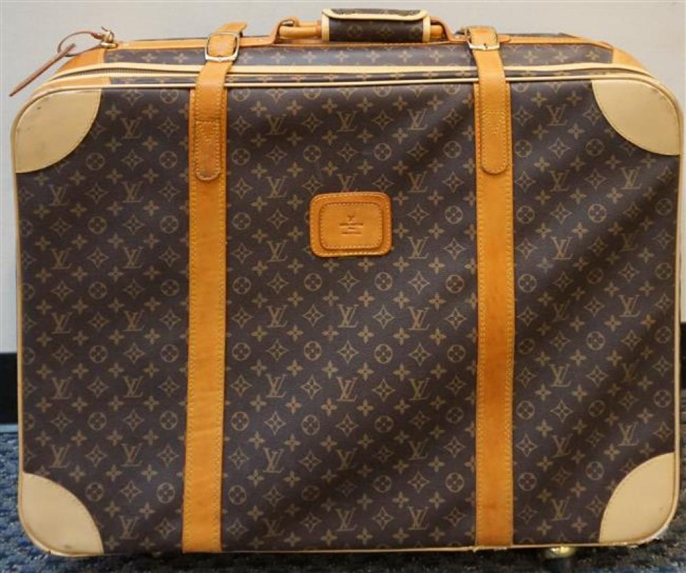 LOUIS VUITTON STYLE SUITCASE, H: