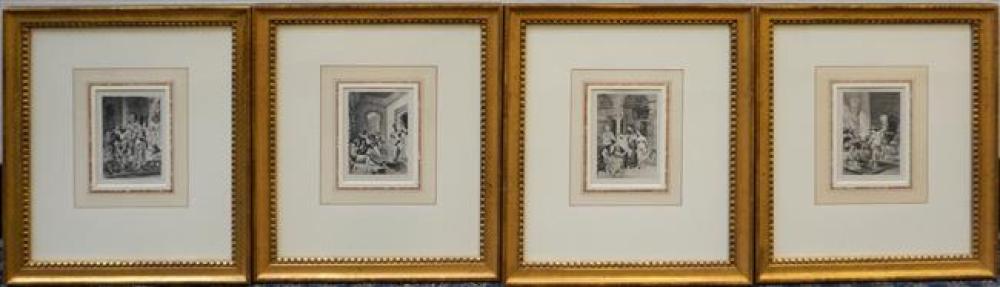 GROUP WITH FOUR ORIENTALIST ENGRAVINGS 3259f7