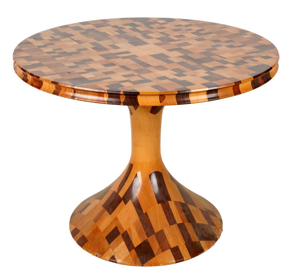 CONTEMPORARY MIXED WOODS ROUND 325a78