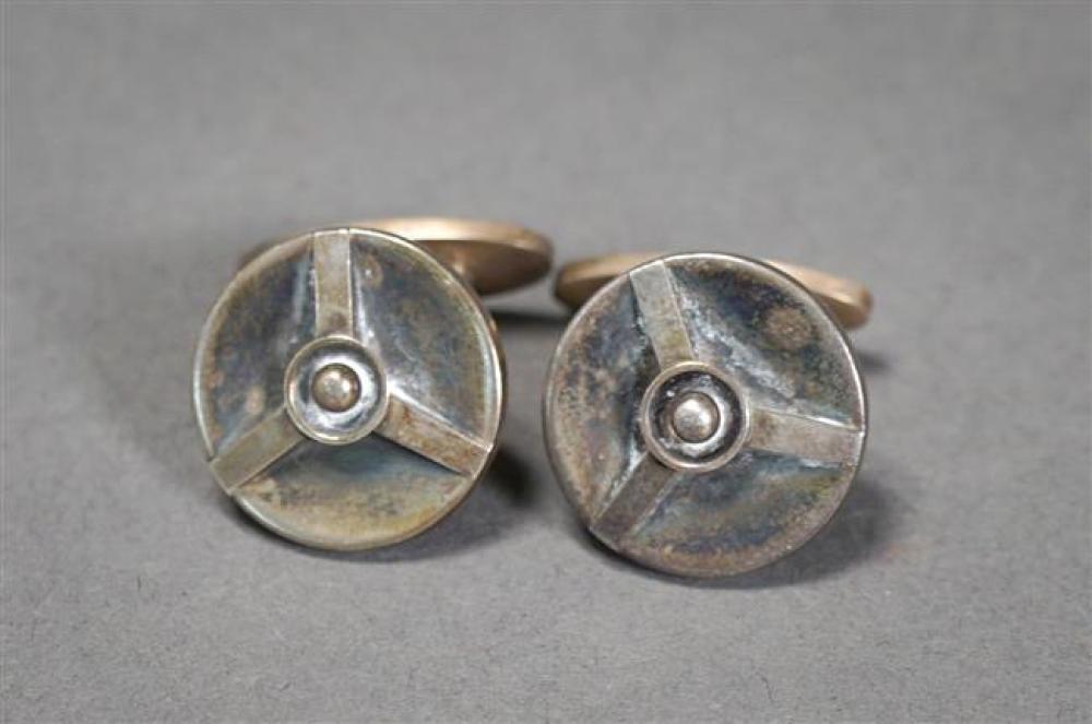 PAIR OF GEORG JENSEN STERLING SILVER