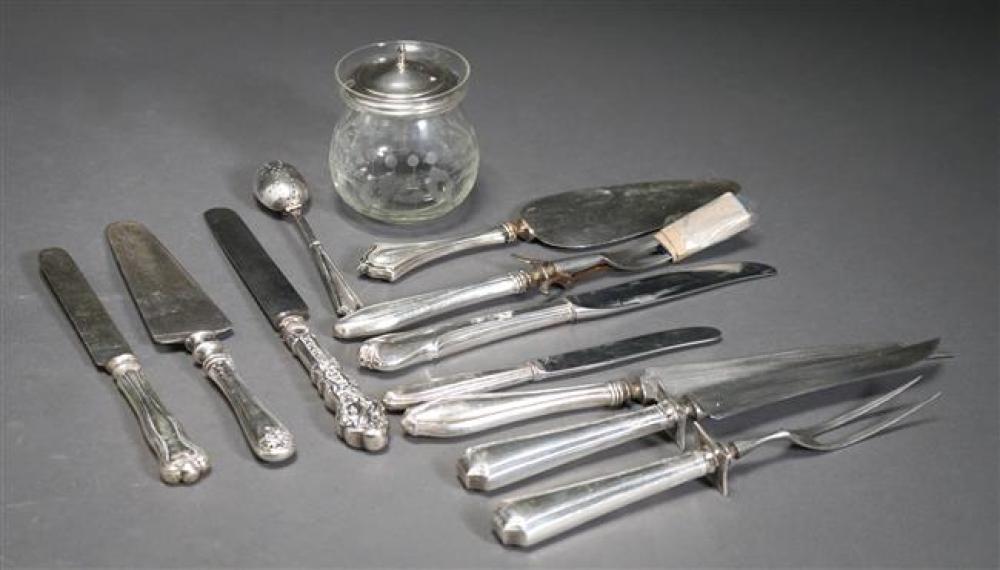 ELEVEN STERLING SILVER HANDLE ARTICLES