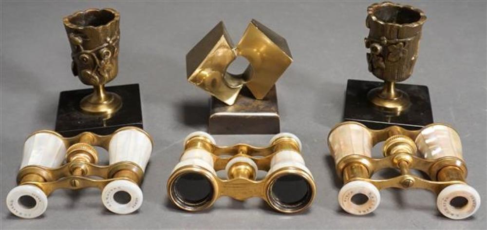 GROUP WITH THREE OPERA GLASSES,