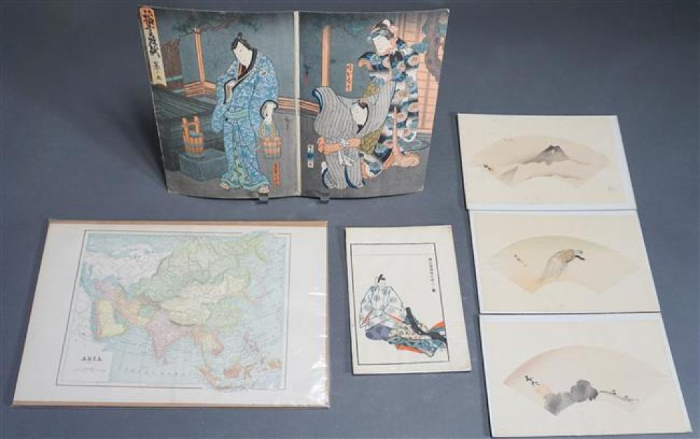 COLLECTION WITH UNFRAMED JAPANESE