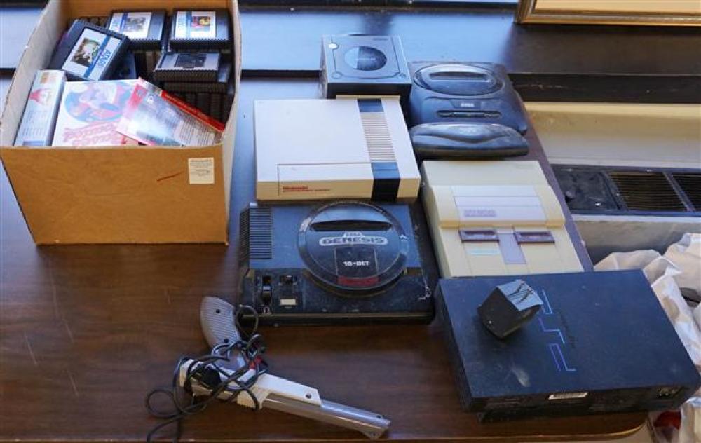 COLLECTION OF VINTAGE VIDEO GAME CONSOLES