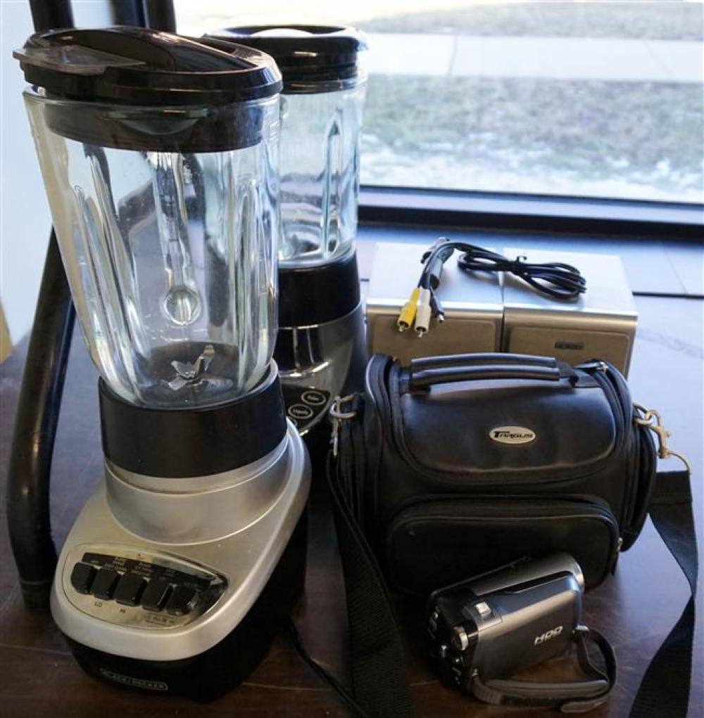 TWO BLENDERS, TARGUS VIDEO CAMERA