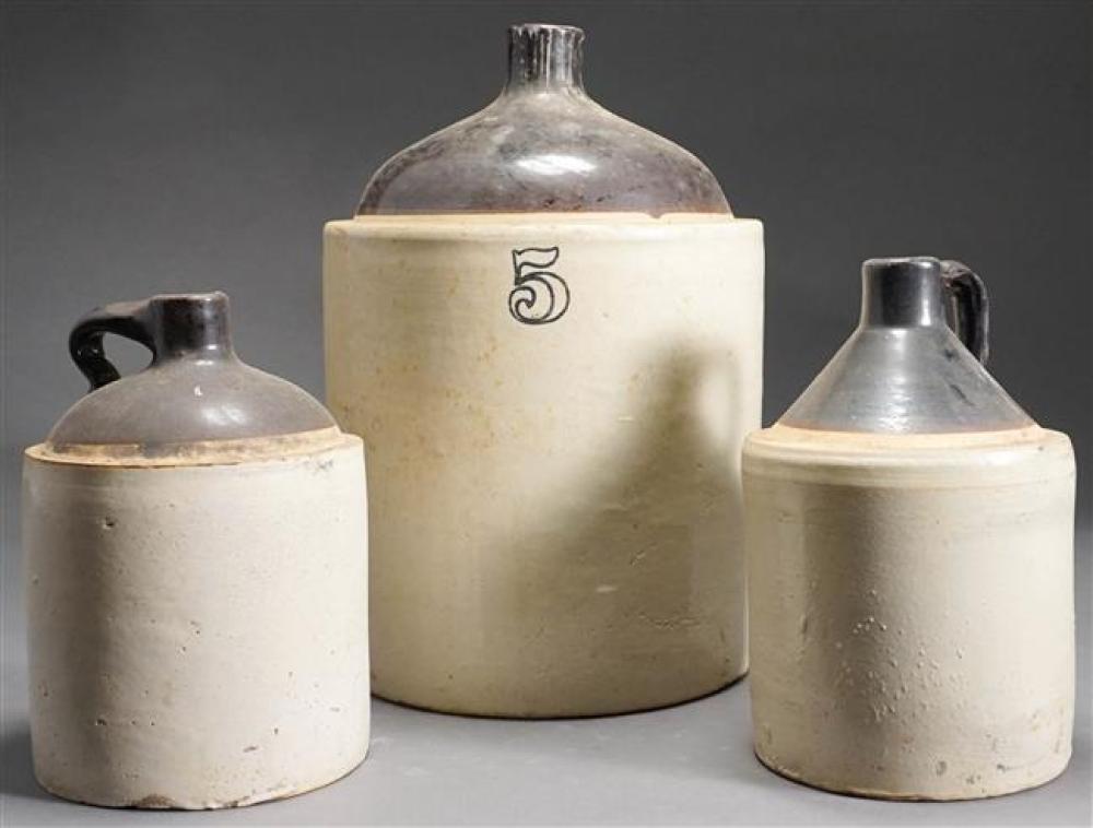 FIVE-GALLON JUG AND TWO SMALLER
