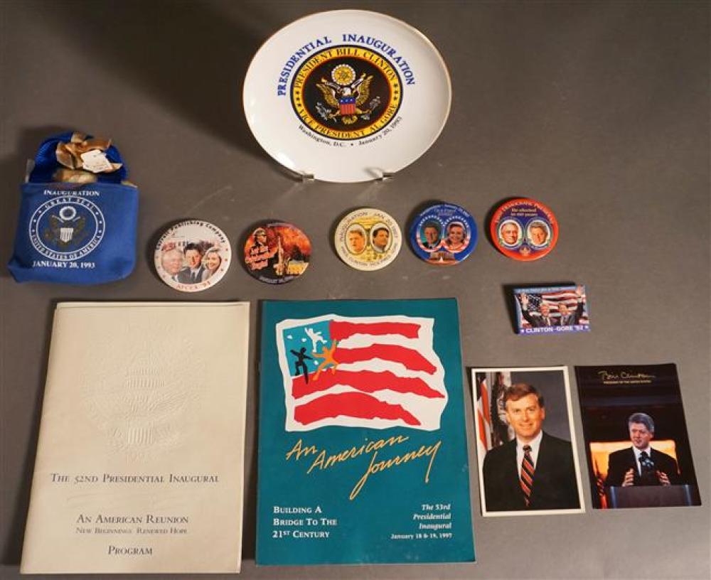 COLLECTION WITH CLINTON INAUGURATION