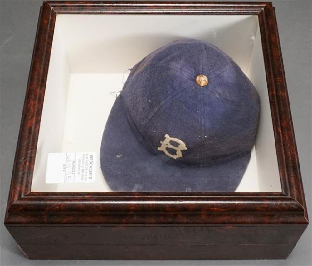 BROOKLYN DODGERS HAT IN SHADOWBOX FRAMEBrooklyn