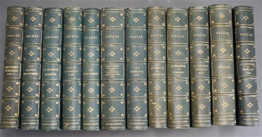 BALZAC TWELVE VOLUMES OF BOOKSBalzac  32359e