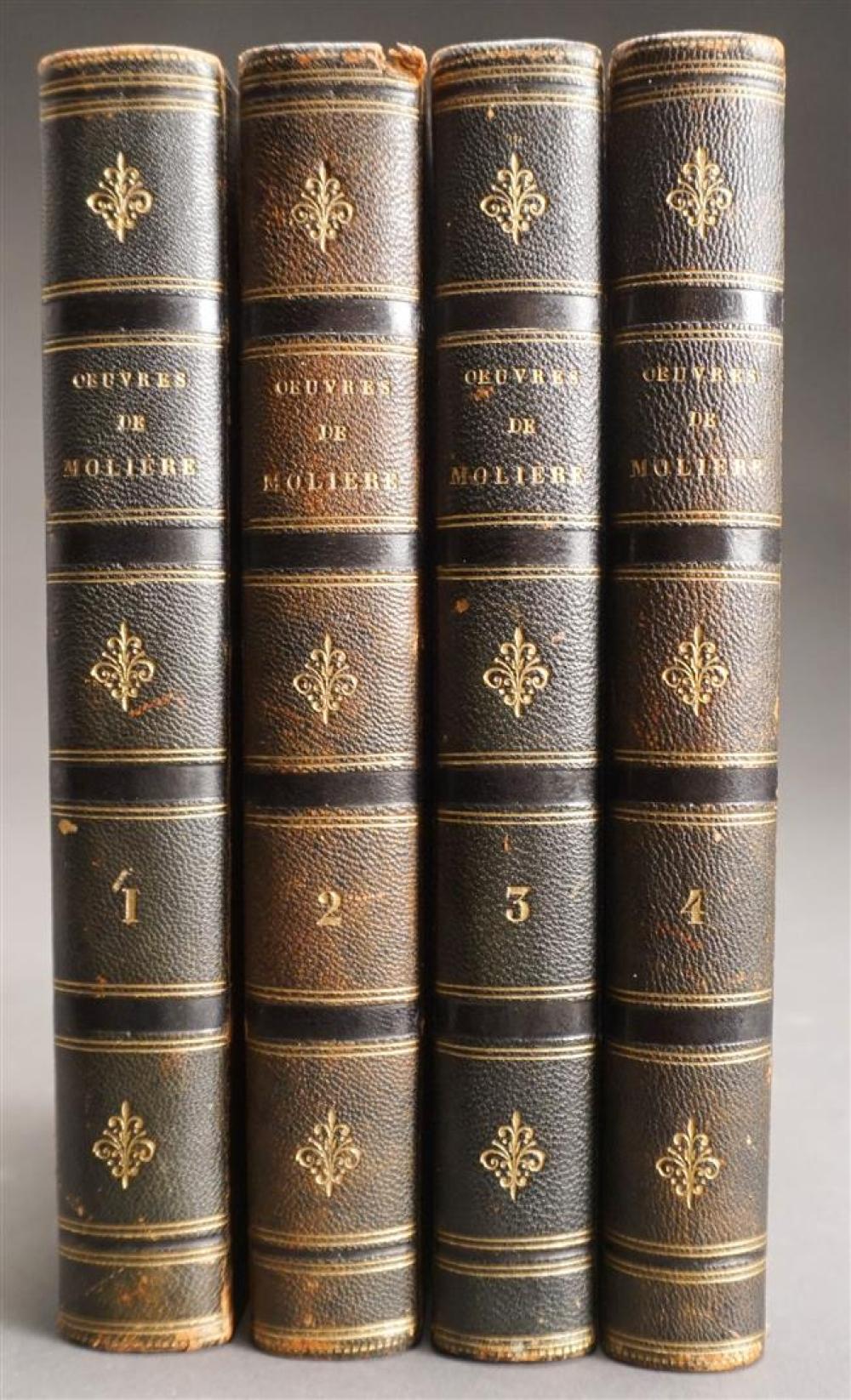 OEUVRES DE MOLIERE (4 VOLUMES)Oeuvres