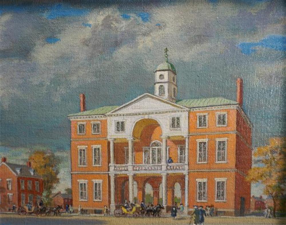 NEW YORK CITY HALL, OCT. 1765,