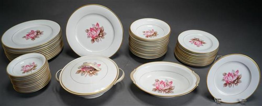 NORITAKE FIFTY PIECE PINK ROSE PATTERN