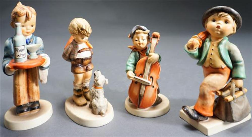 FOUR HUMMEL FIGURINESFour Hummel Figurines