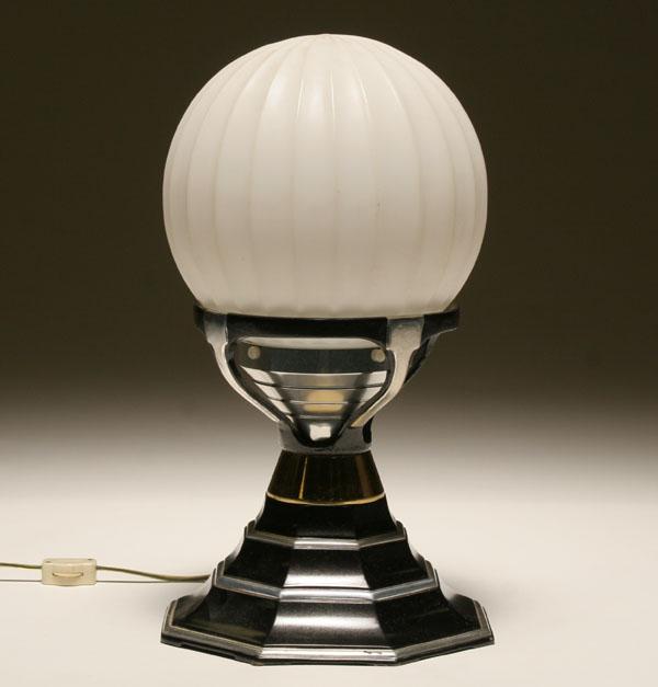 Art Deco ambient table lamp with