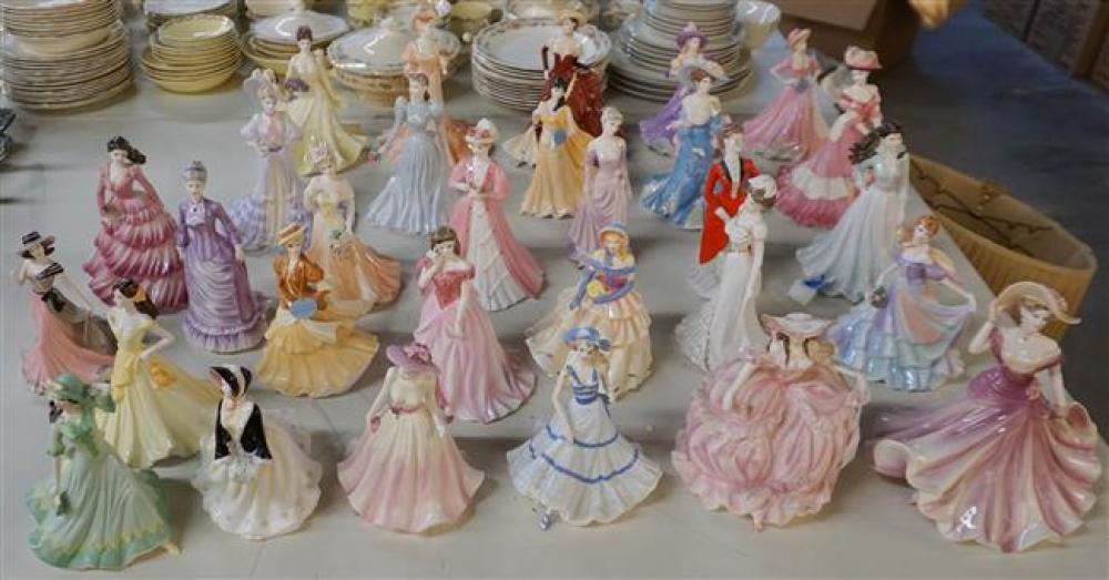 THIRTY COALPORT PORCELAIN FIGURINESThirty 32368d