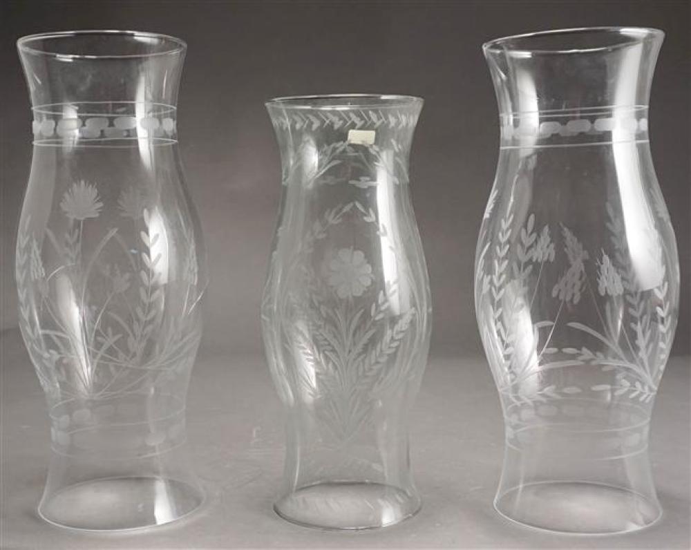 THREE ETCHED GLASS   323697