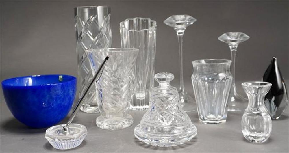 GROUP WITH ELEVEN WATERFORD BACCARAT 3236b3
