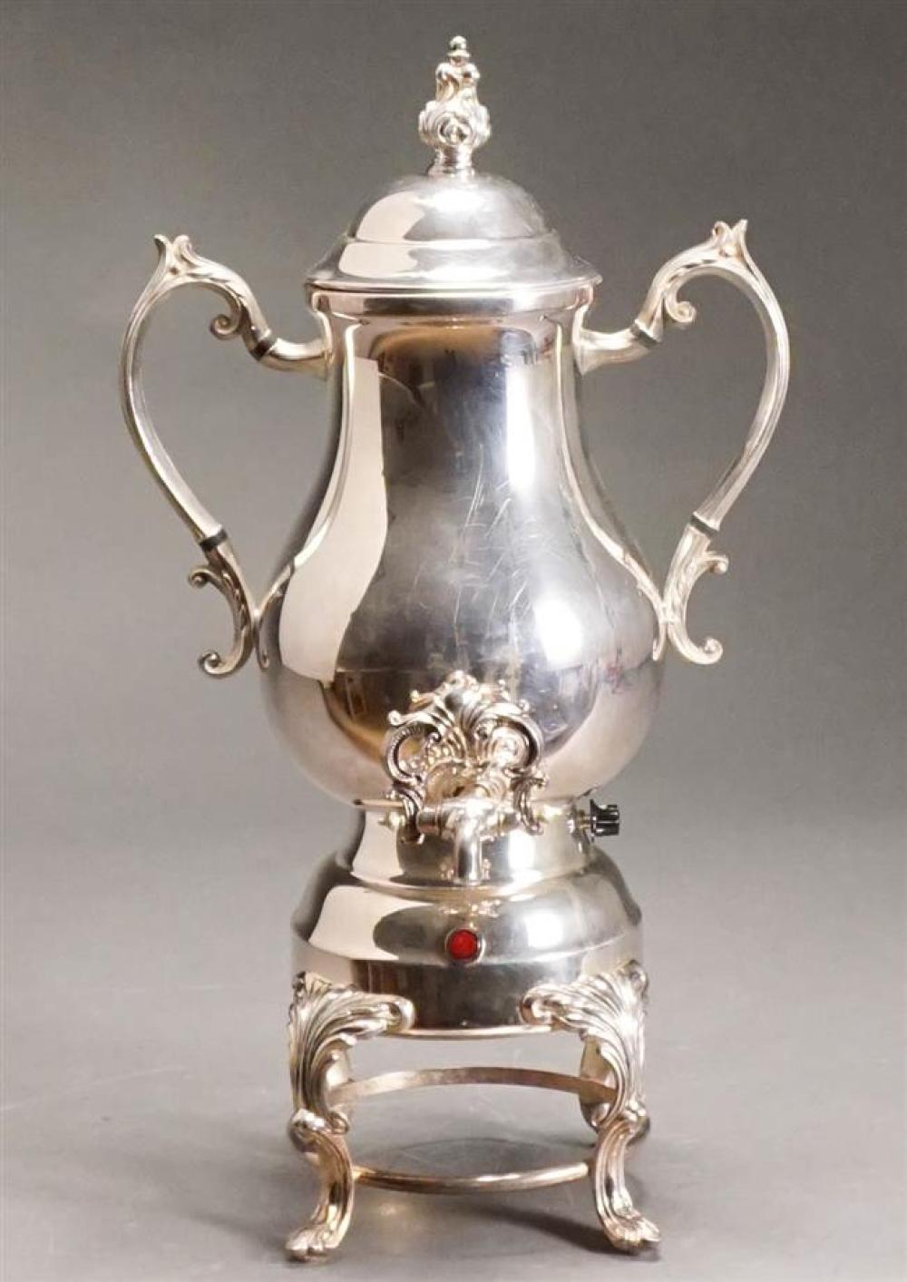 ROGERS SILVER PLATE ELECTRIC COFFEE
