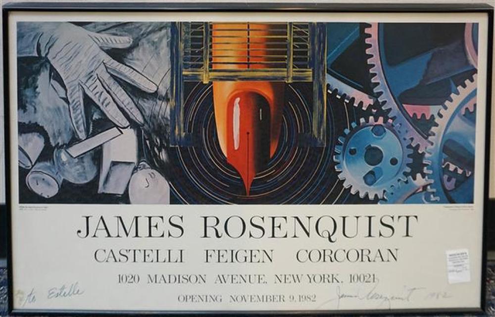 JAMES ROSENQUIST SIGNED MUSEUM 3236c5