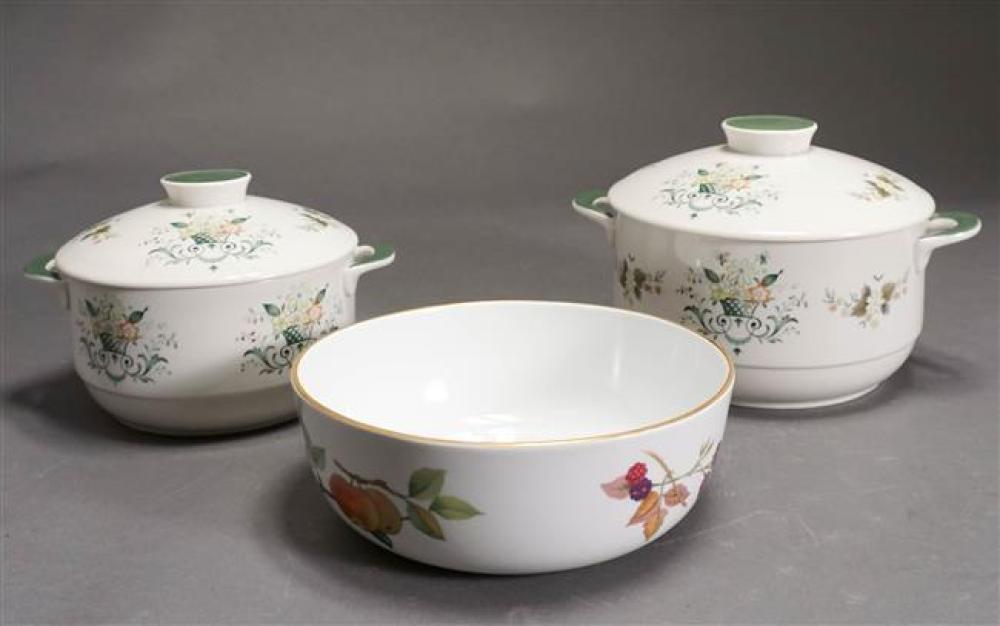 TWO ROYAL DOULTON PROVINCIAL COVERED