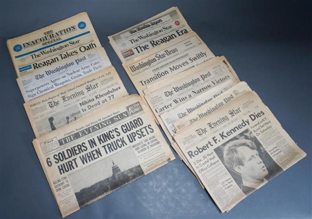 COLLECTION WITH HISTORIC NEWSPAPERSCollection 3236f0