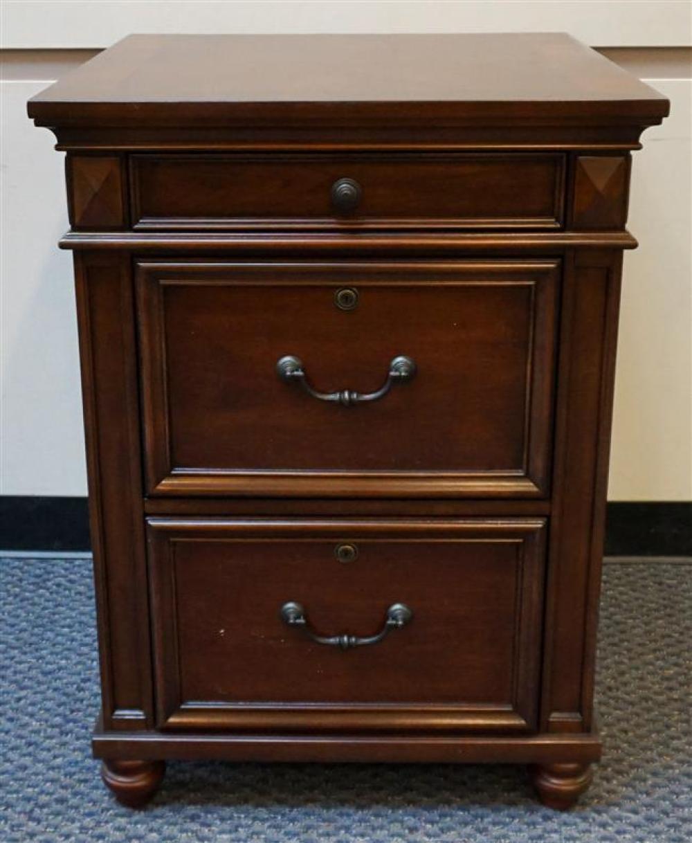 CONTEMPORARY CHERRY TWO-DRAWER