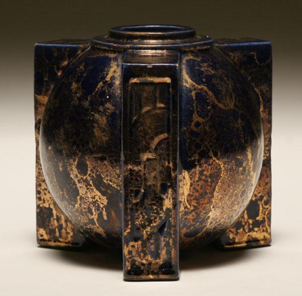 French Art Deco art pottery vase;