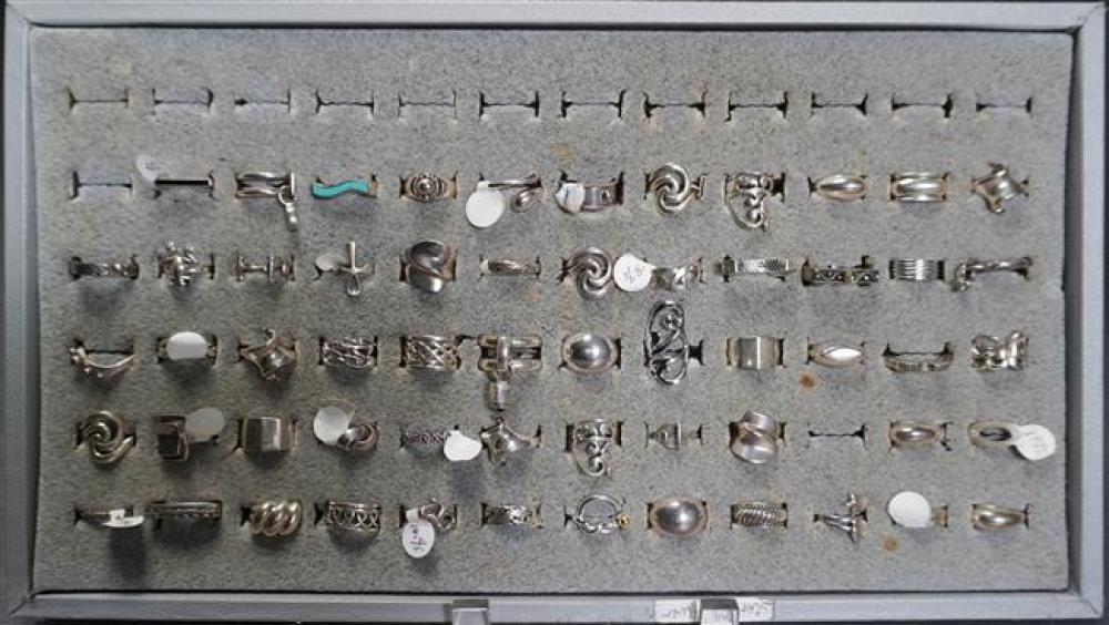 COLLECTION OF FIFTY EIGHT STERLING 3237e8