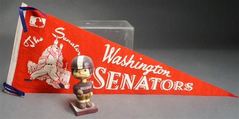 VINTAGE WASHINGTON SENATORS CLOTH BANNER