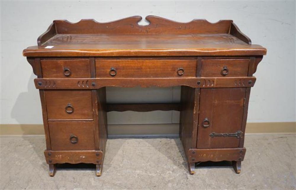 RUSTIC STYLE FRUITWOOD VANITY WITH BENCHRustic