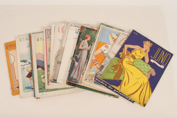 Seventeen French 1930s fashion magazines