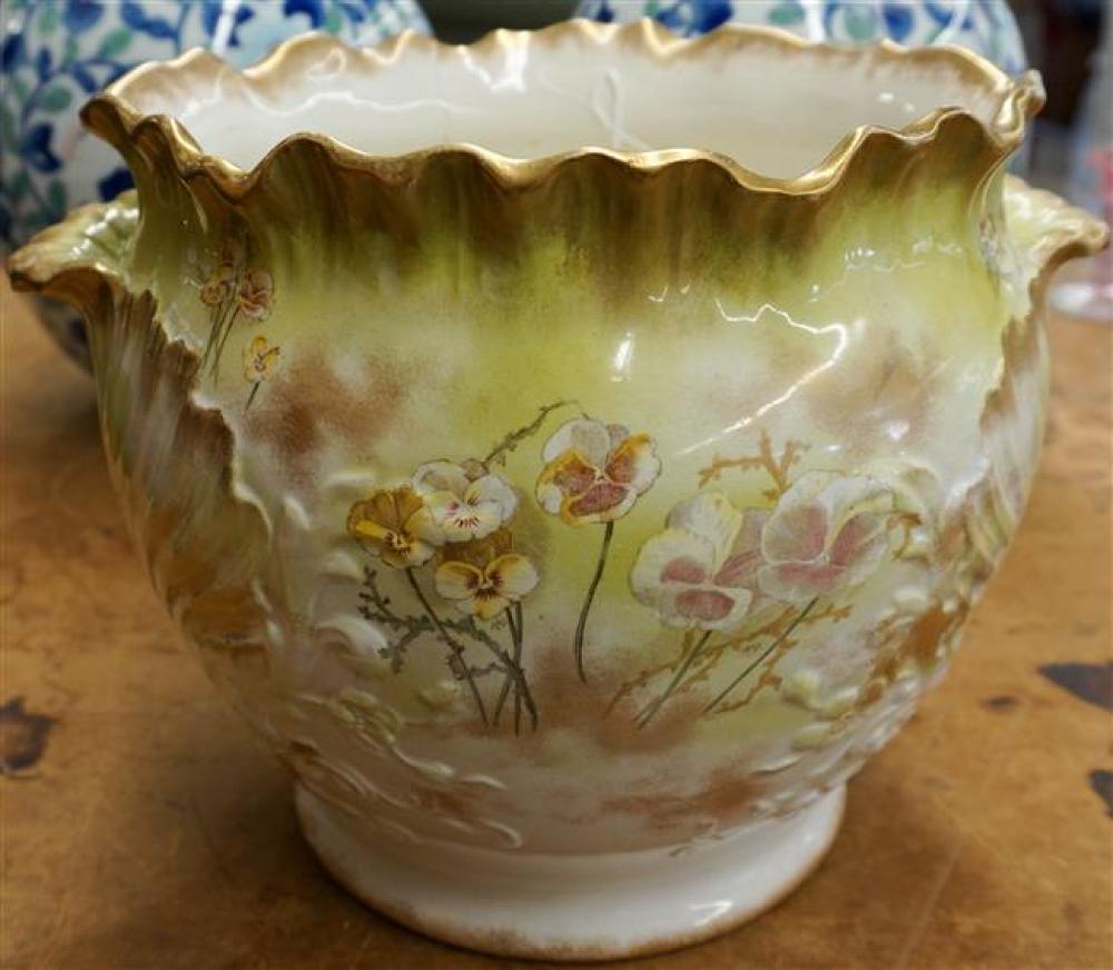 STOTZE CRESCENT CERAMIC JARDINIERE,