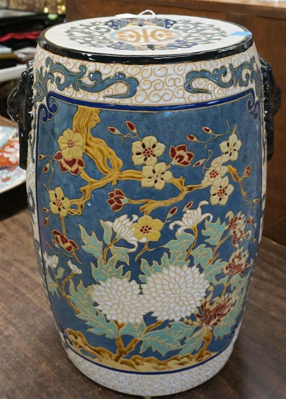 VIETNAMESE POLYCHROME DECORATED 3238bd