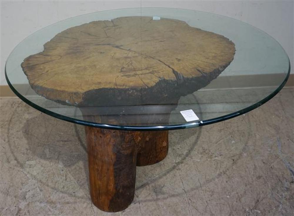 REDWOOD FREE FORM BASE GLASS TOP 3238ca