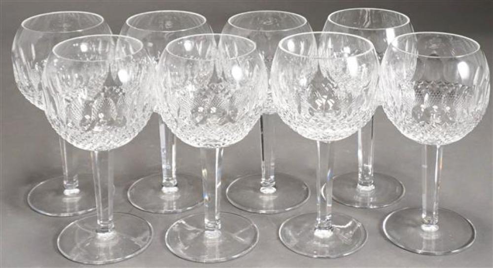 EIGHT WATERFORD CUT CRYSTAL COLLEEN