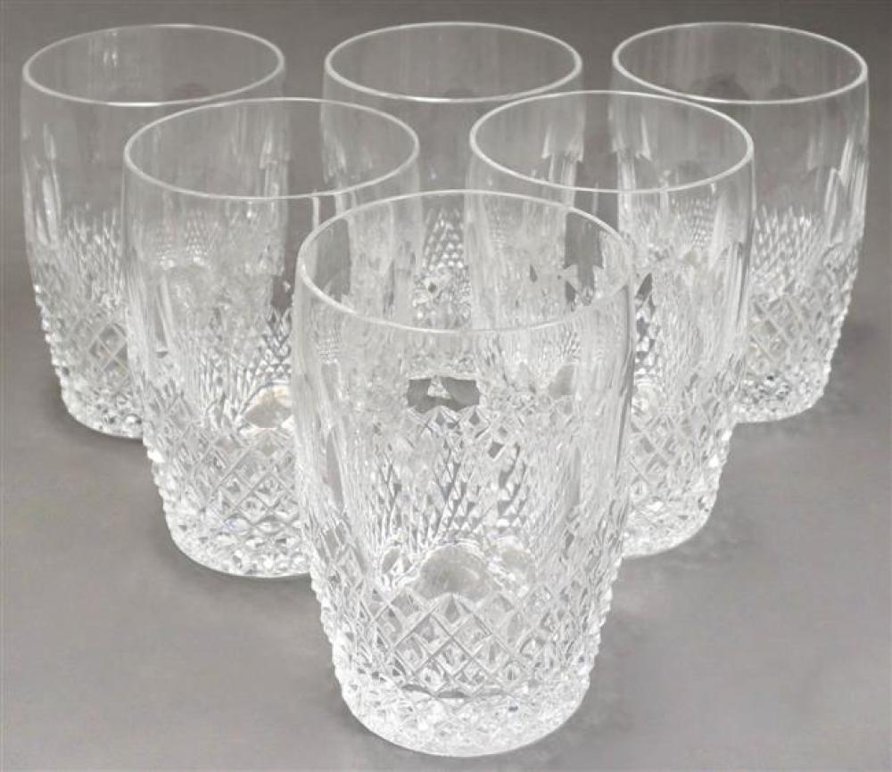 SIX WATERFORD CUT CRYSTAL COLLEEN