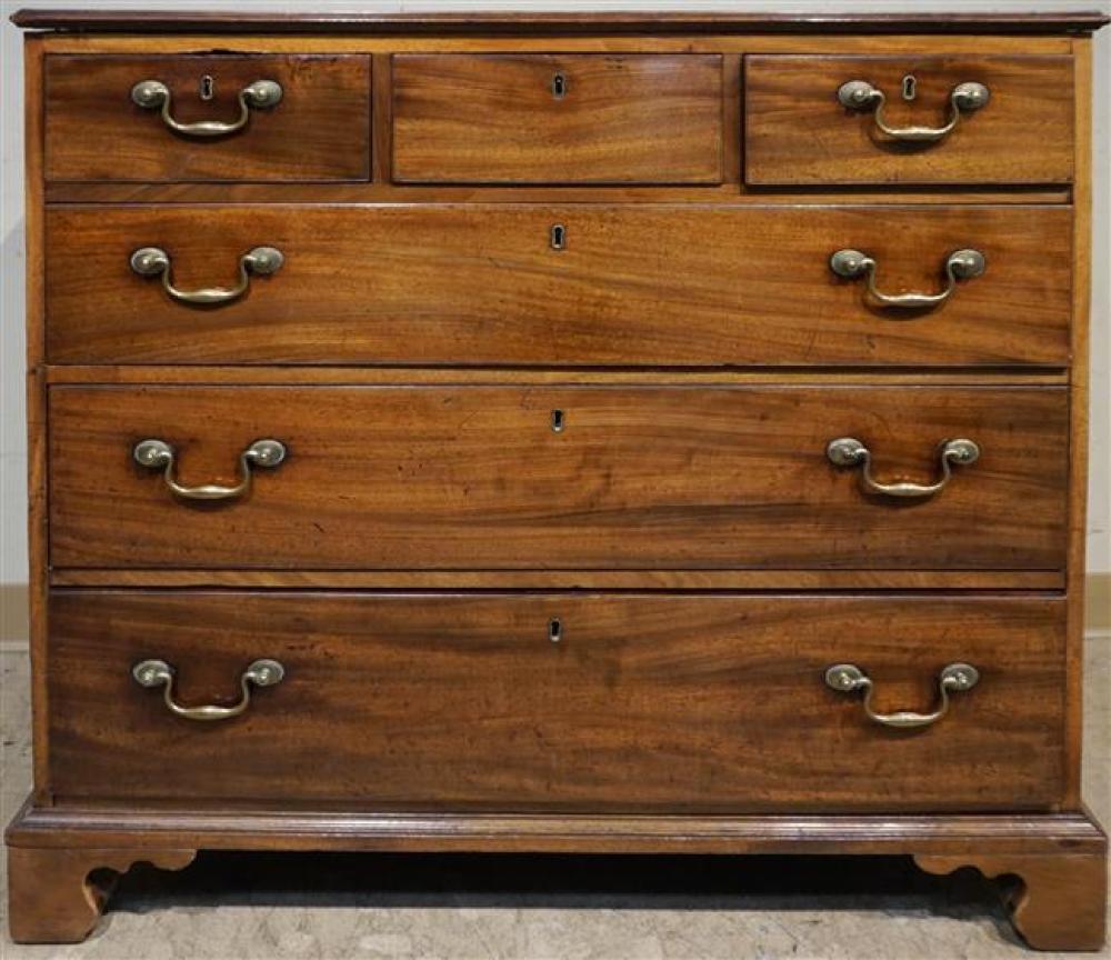 GEORGE III MAHOGANY BUREAU H  323920