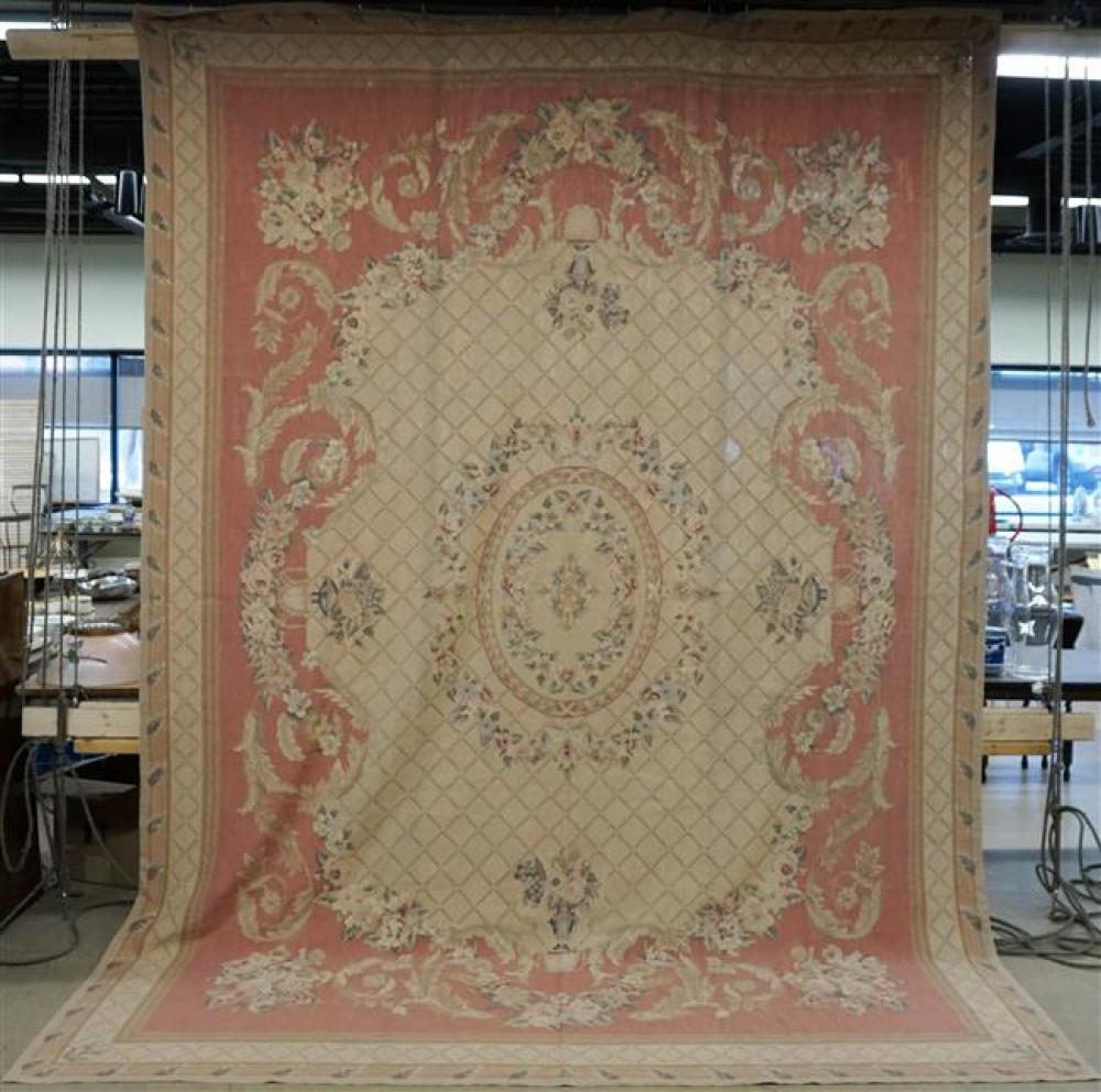 AUBUSSON STYLE RUG, 11 FT 8 IN