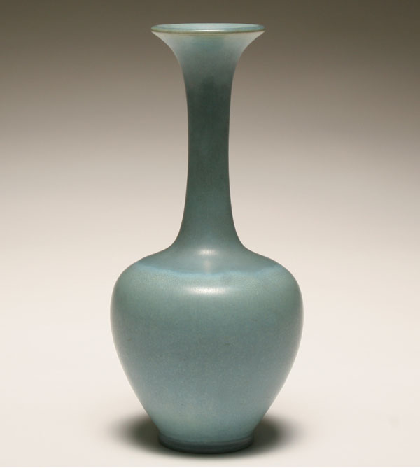 Rookwood matte blue green art pottery