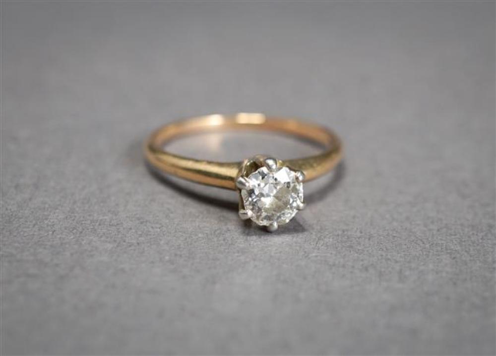 TESTED 14 KARAT YELLOW GOLD SOLITAIRE 3239ee