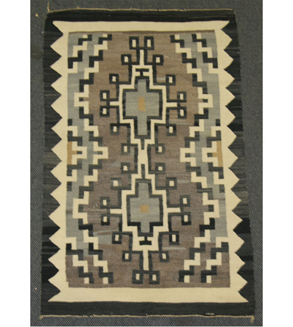 Two hand loomed Navajo rugs shaded 505d7