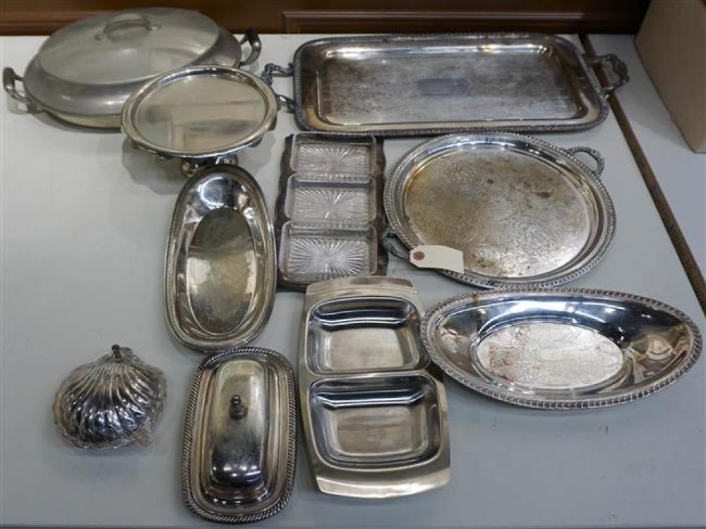COLLECTION WITH SILVER PLATE PEWTER 323a6f