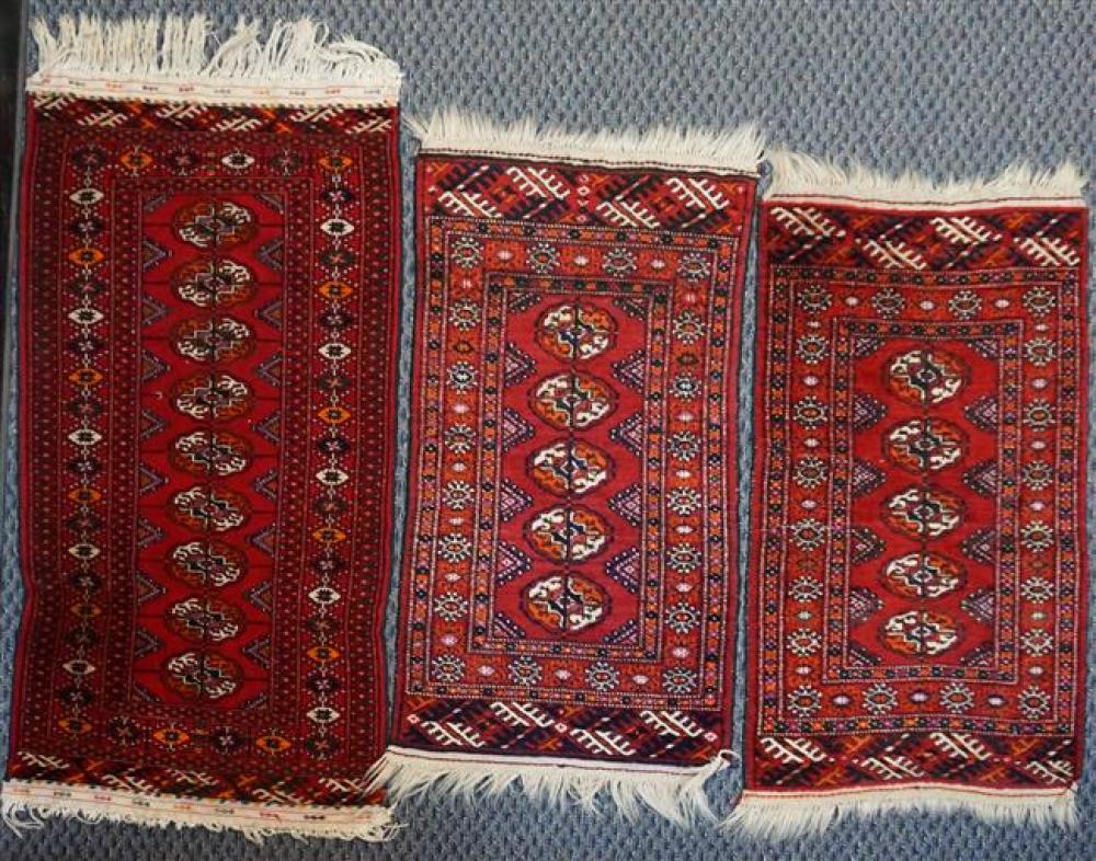 THREE KAZAHKSTAN RUGS, LARGEST: