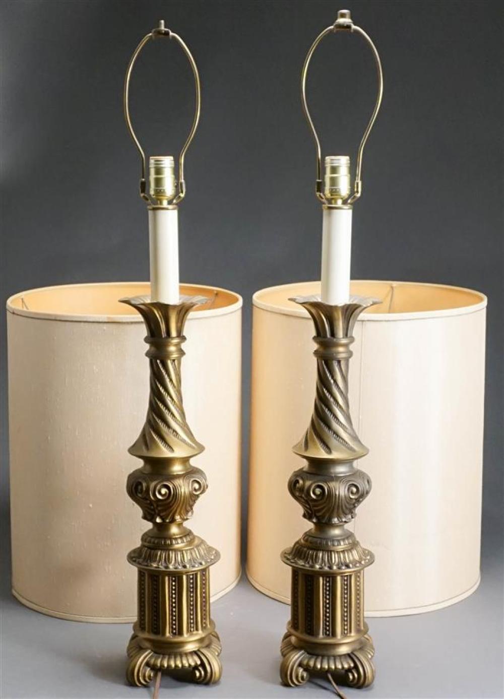 PAIR OF NEOCLASSICAL STYLE PATINATED 323ae3