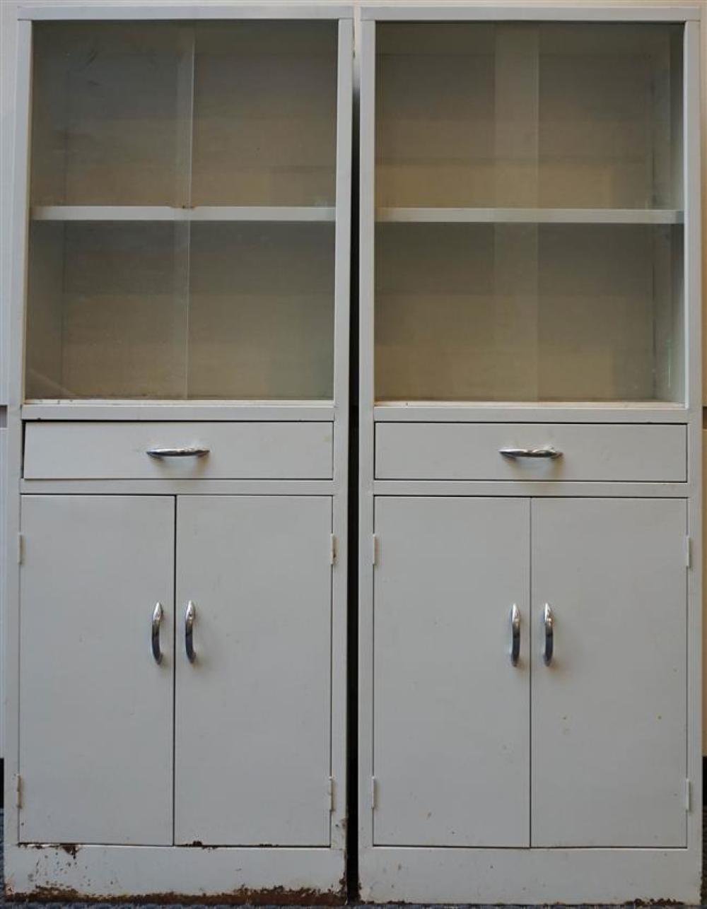 PAIR OF CONTEMPORARY WHITE PAINTED 323afc