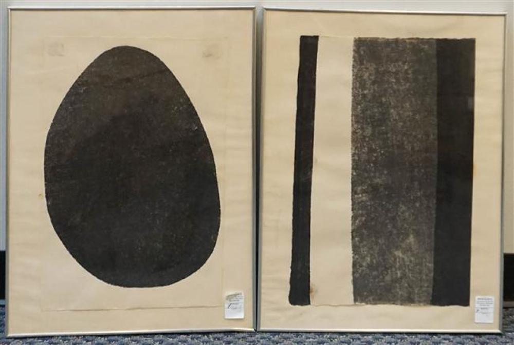 TWO PRINTS ON PAPER, POSSIBLY BY