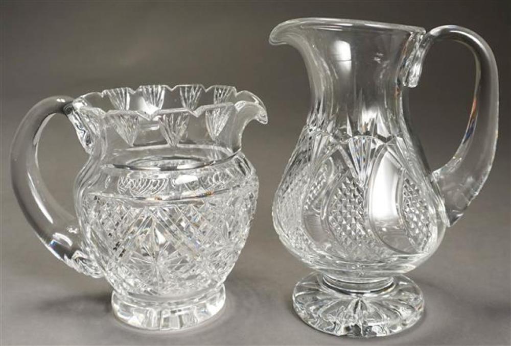 TWO WATERFORD CRYSTAL PITCHERS  323b56