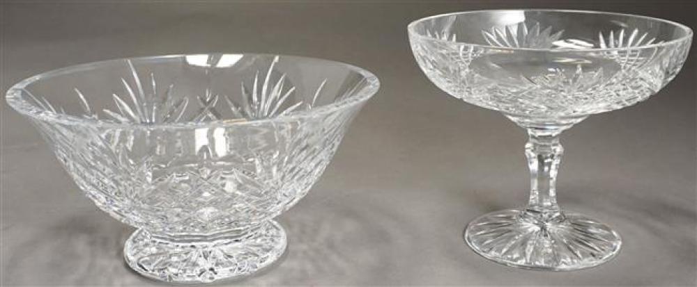 WATERFORD CRYSTAL BOWL AND COMPOTEWaterford 323b8e