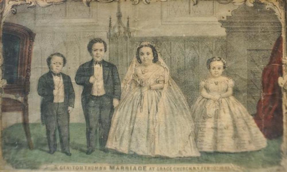 GENERAL TOM THUMB'S MARRIAGE AT